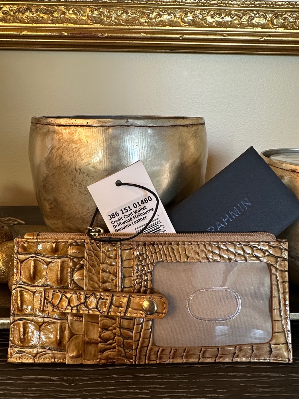 Brahmin Credit Card Wallet, Driftwood Melbourne